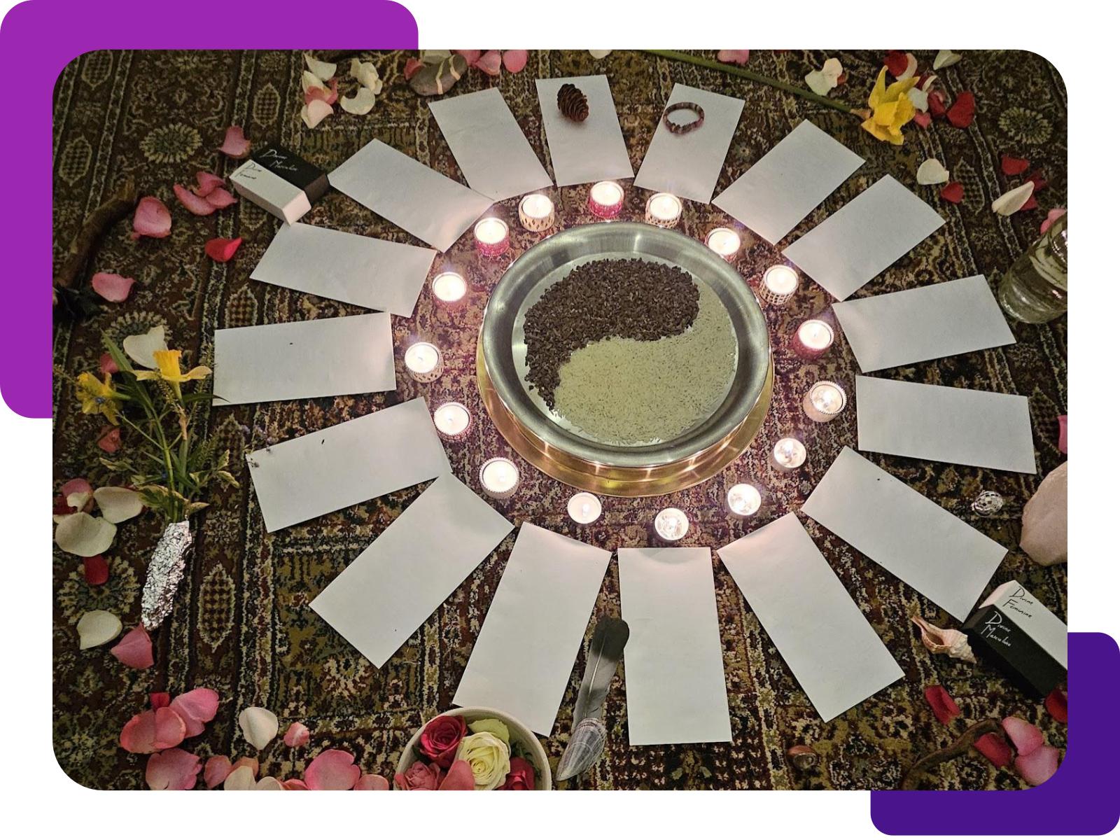 closing circle altar