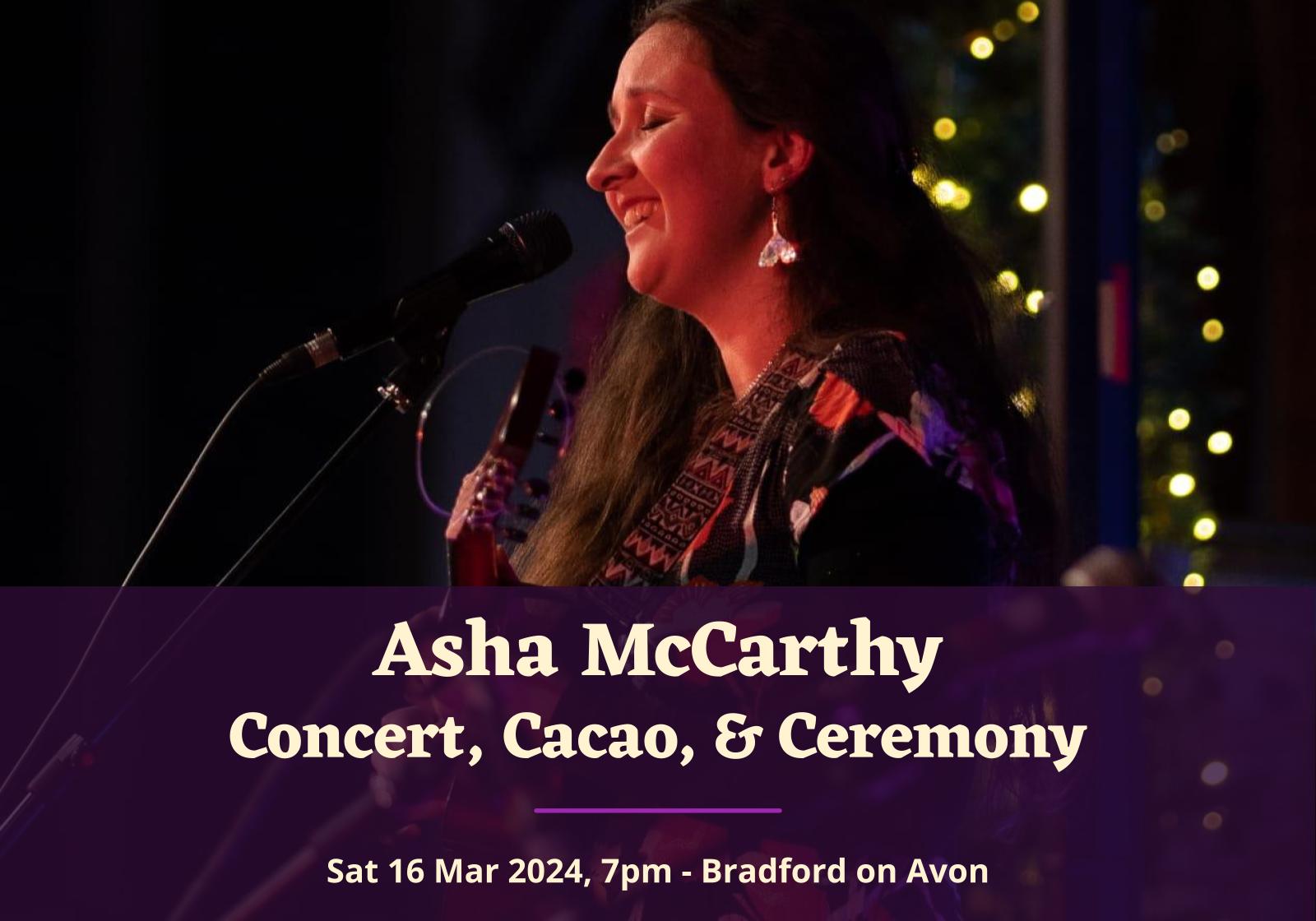 asha mccarthy concert cacao and ceremony