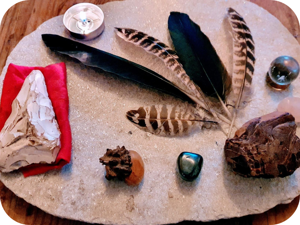 simple ceremony altar